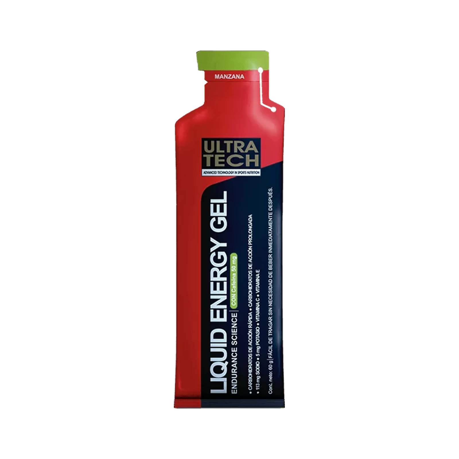 Liquid Energy Gel Con Cafeína Ultra Tech - caja x 12 geles