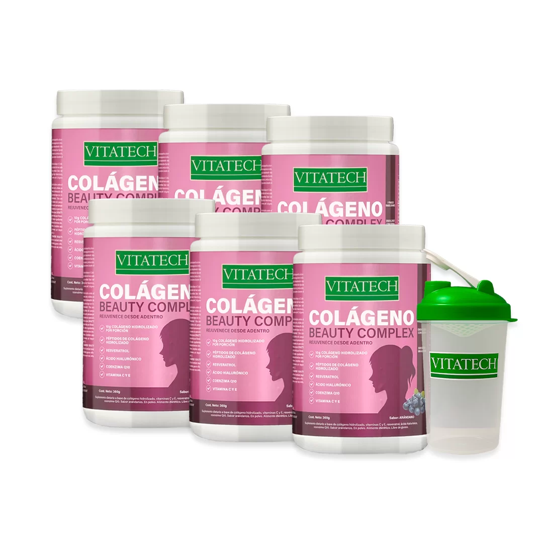 PACK X6 Vitatech Colágeno Beauty Complex