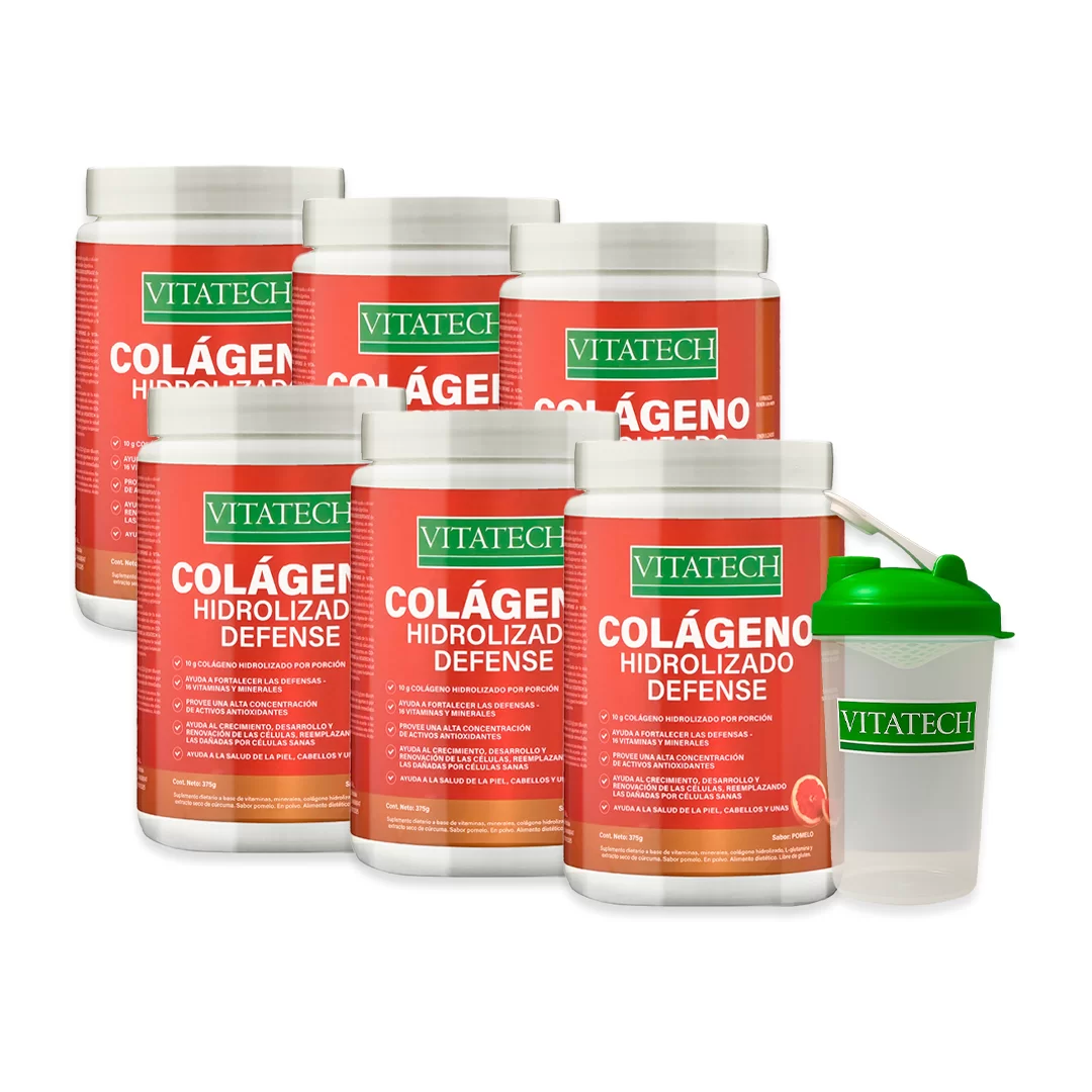 PACK X6 Vitatech Colágeno Hidrolizado Defense