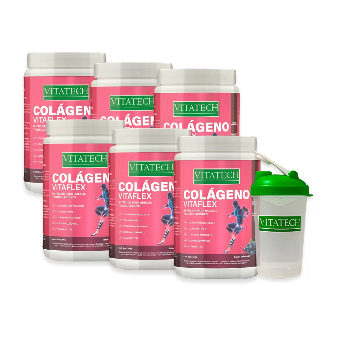 PACK X6 Vitatech Colágeno Vitaflex