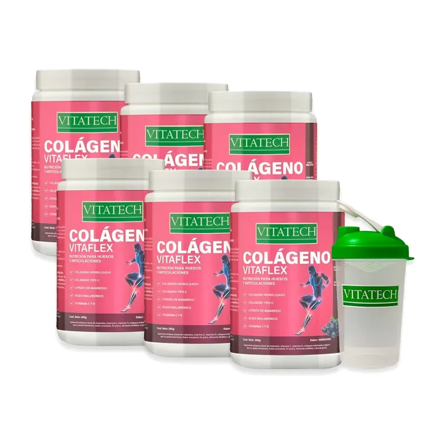 PACK X6 Vitatech Colágeno Vitaflex