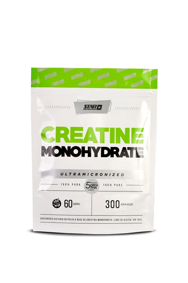 Creatina Monohidrato 300g Doypack Sin Sabor