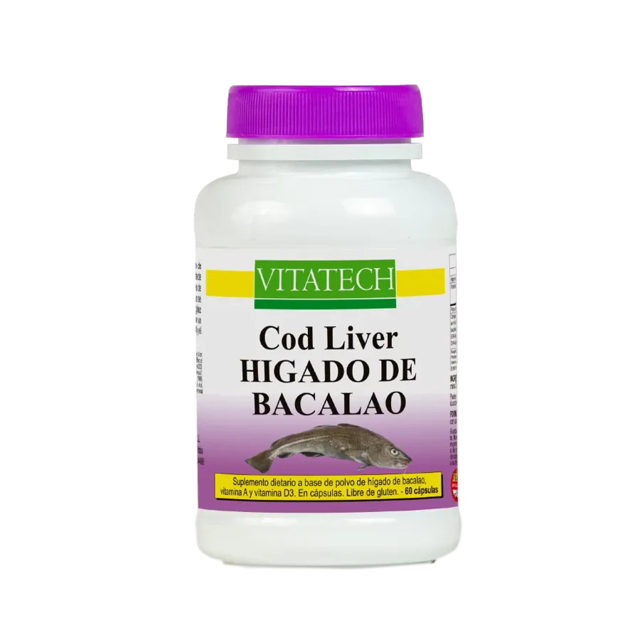 Vitatech Cod Liver Higado de Bacalao
