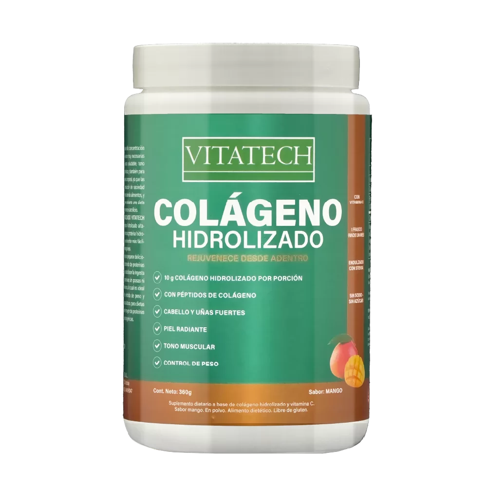 Vitatech Colágeno Hidrolizado x 360 g - Sabor Mango