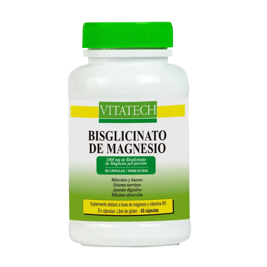 Vitatech Bisglicinato de Magnesio x 60 cápsulas