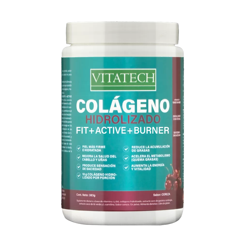 Vitatech Colágeno Hidrolizado Fit + Active + Burner x 383g