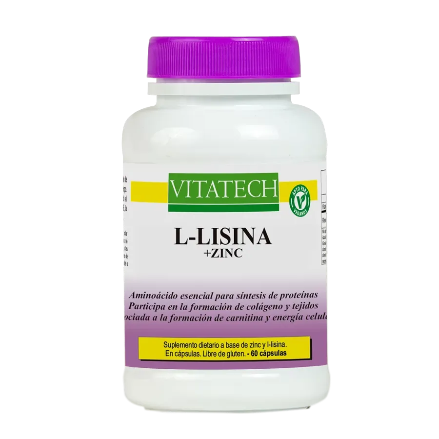 Vitatech L-Lisina + Zinc