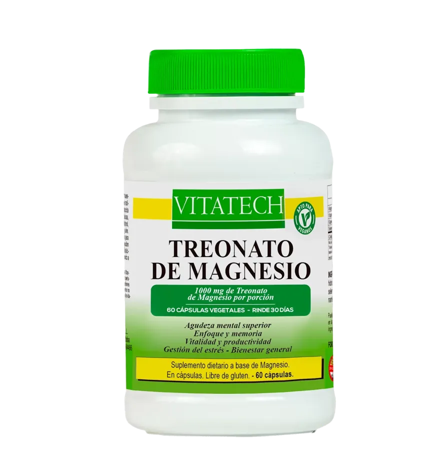 Vitatech Treonato de magnesio x 60 caps