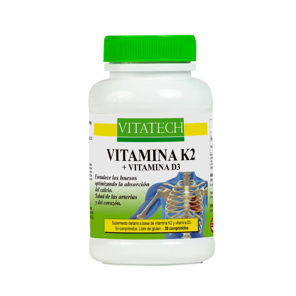 Vitatech Vitamina K2 + Vitamina D3 x 30 Comprimidos