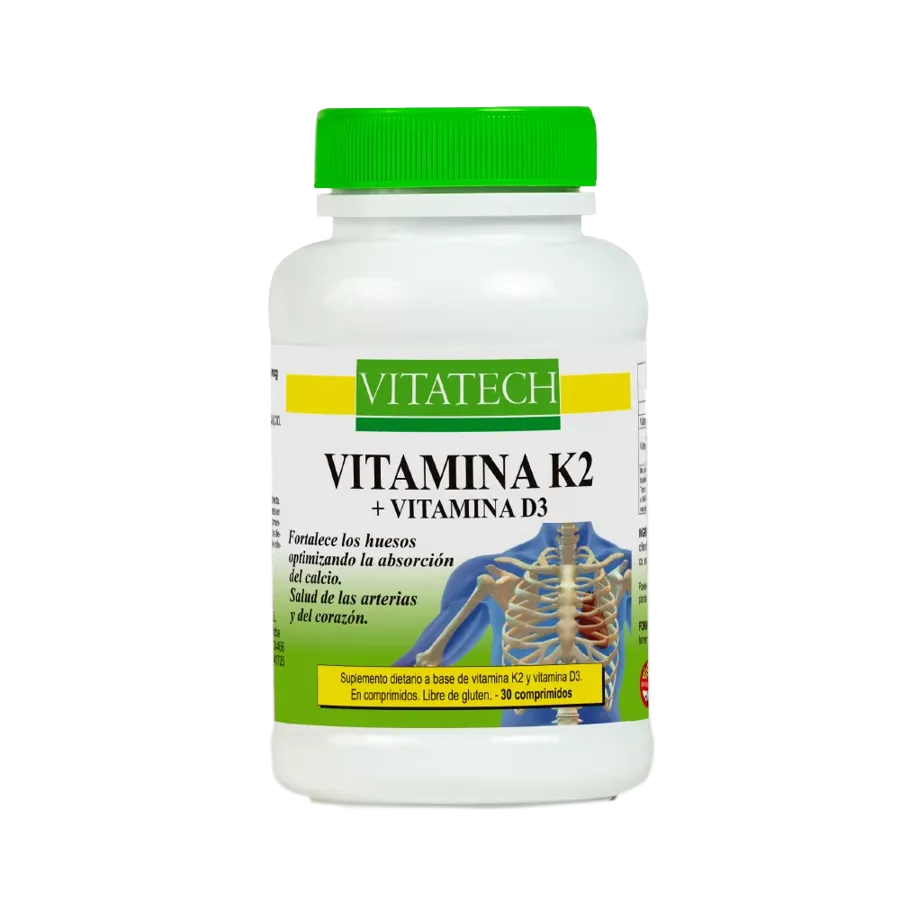 Vitatech Vitamina K2 + Vitamina D3 x 30 Comprimidos